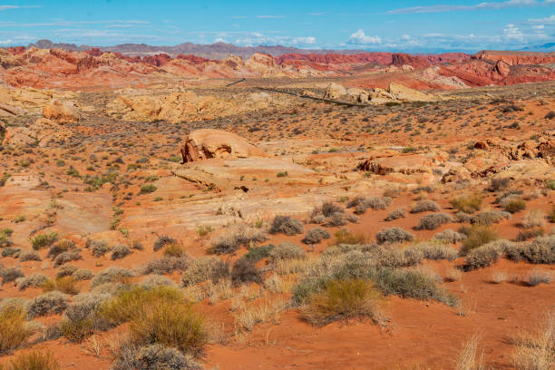 istock Dramatic Valley of Fire State Park Landscape Views 1311711879