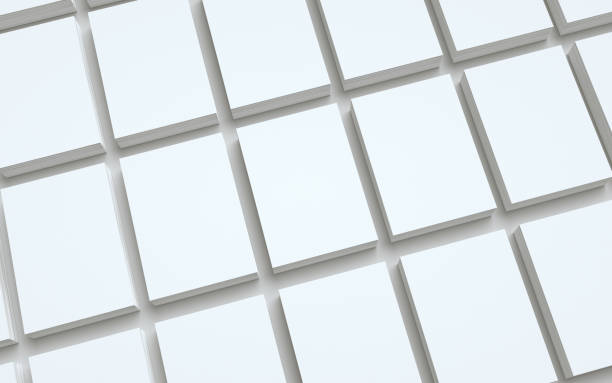 istock A6 Flyer / Postcard / Invitation Mock-Up - Multiple Stacks of Flyers 1311712340