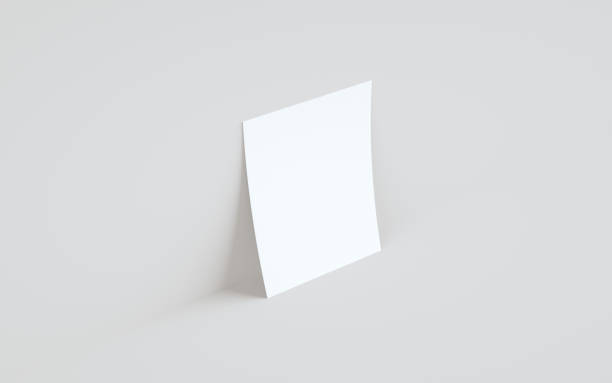 istock A5 Flyer / Brochure Mock-Up - One Flyer Against Wall Background 1311712392