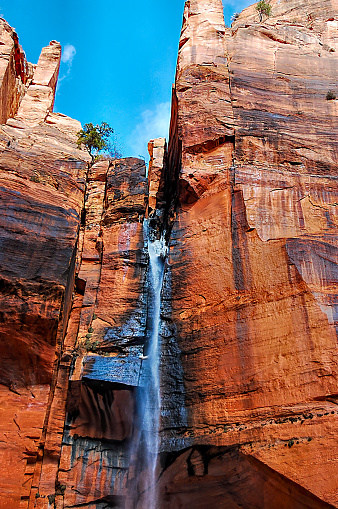 Zion National Park in Utah in winter