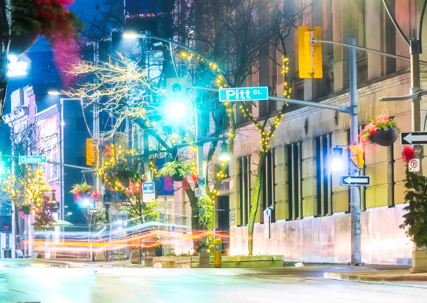 istock Windsor, Ontario Skyline - Downtown Christmas Lights 1311725174