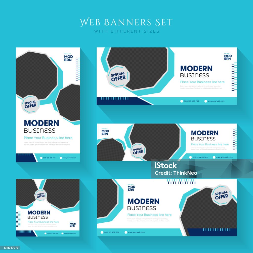 Corpnet Style Corporate Style With Round Design Elements Stock Illustration ...