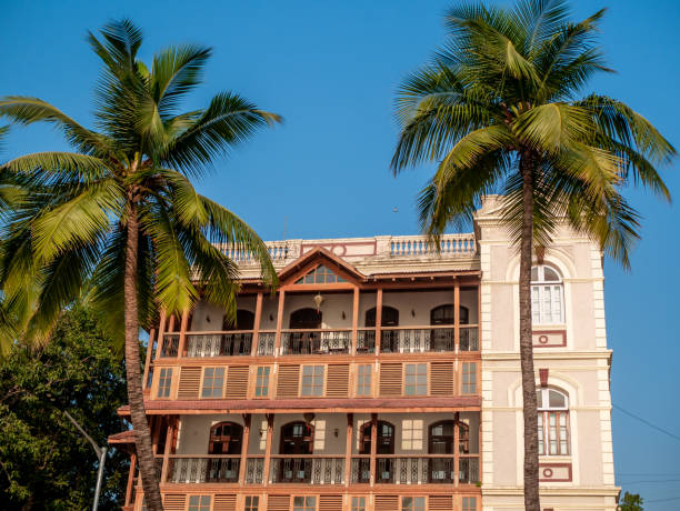 istock Old heritage house with wooden architecture 1311748918
