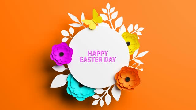 Easter Day, Concept, Flowers, Background