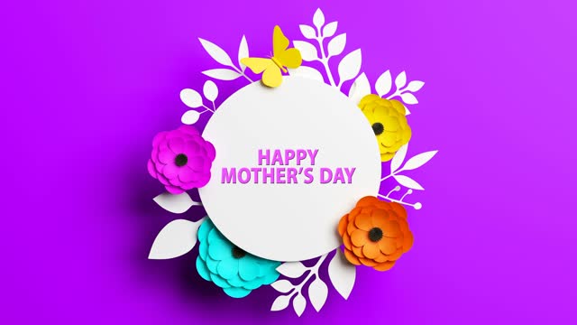 Happy Mother's Day, Flowers, Holiday Card, Background