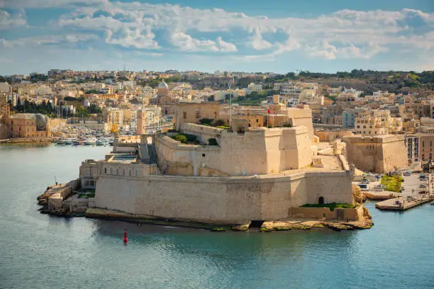 Photo of Battlement walls of the Saint Angelo Fort in Birgu