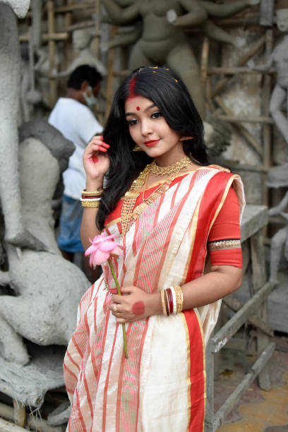 2,546 Bengali Saree Stock Photos, Pictures & Royalty-Free Images - iStock
