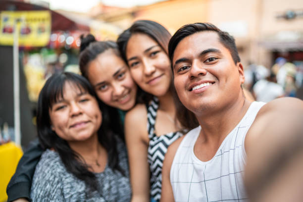 istock Friends taking a selfie outdoors 1311769181