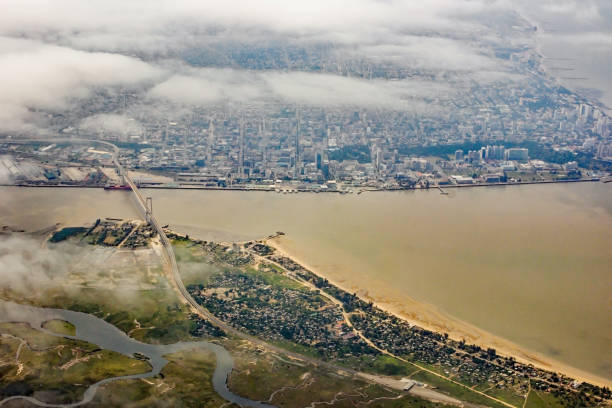 maputo from above - maputo cidade imagens e fotografias de stock