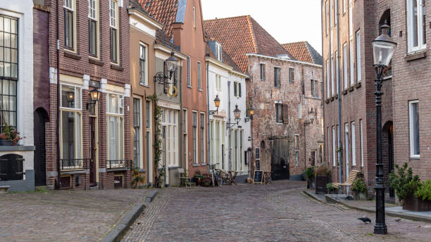 istock Street scene Deventer Netherlands 1311781262