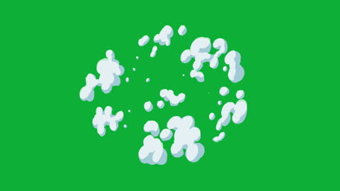 4k Hand Drawn Cartoon Smoke Explosion Animation Green Screen 2d Anime Manga  Flash Fx Comic Elements Backgorund Prerendered Just Drop The Clip Straight  Into Your Project Ideal For Game Developers Movies Cartoons