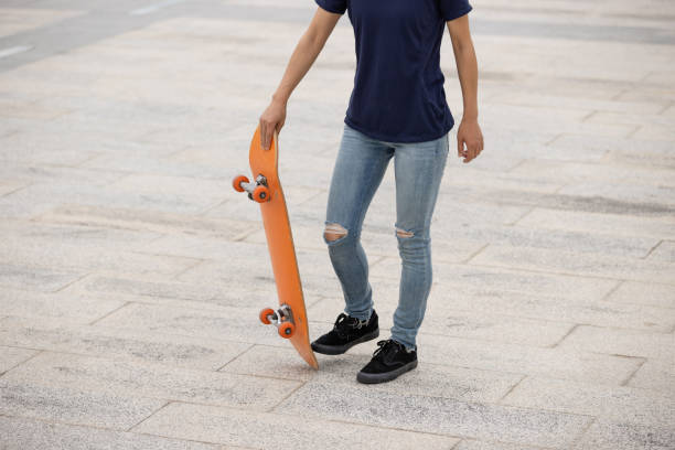 istock Skateboarder skateboarding outdoors in the morning 1311785817