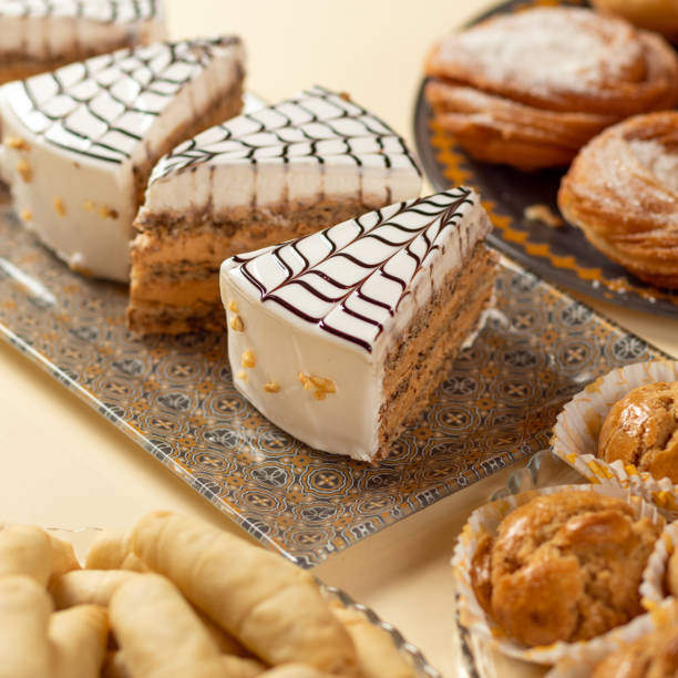istock Esterhazy dessert, Hungarian cake 1311789889