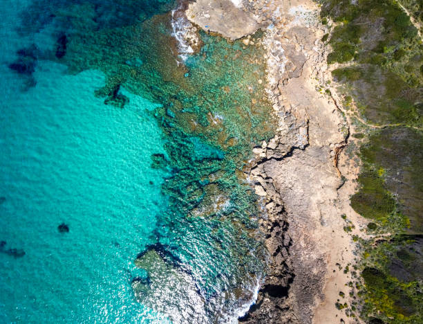 istock Clear turquoise sea by the shore in Alghero 1311794864