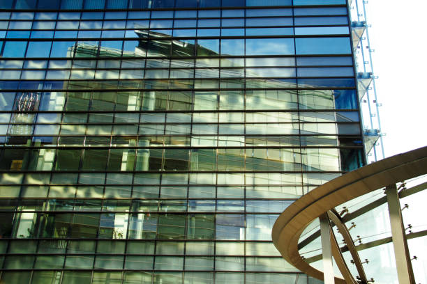 istock Financial Building Reflecting in Downtown 1311797533