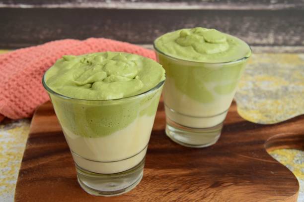 istock Vegan Dalgona matcha made from coconut cream 1311797815