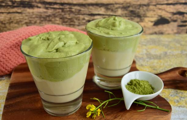 istock Vegan Dalgona matcha made from coconut cream 1311797823