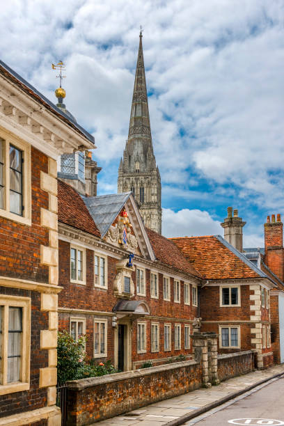 istock High Street, Salisbury, Wiltshire, England 1311821287