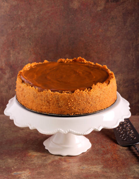 istock Caramel topping cheesecake 1311822352