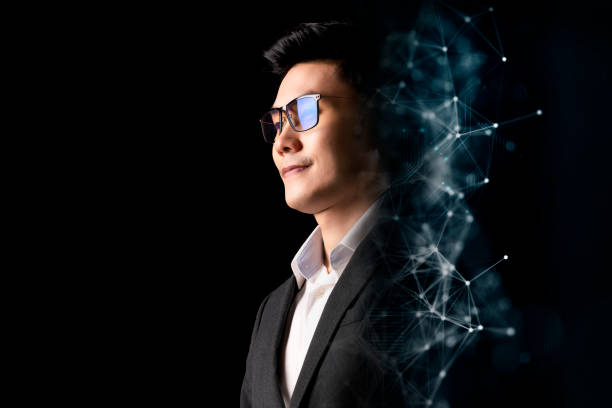 istock Asian success investor business man in suit using artificial intelligence digital technology analyzing global finance investment data, future company management program interface, wealth and growth idea . 1311824475