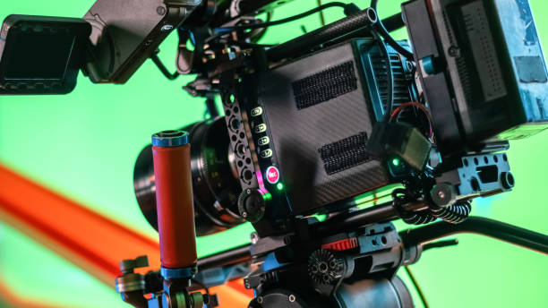 istock Video camera on the movie set 1311829090