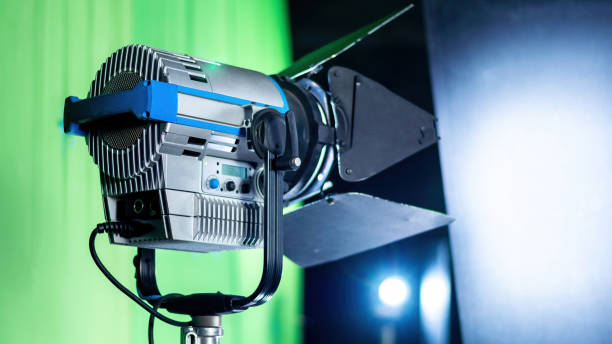 istock Lighting equipment on the set 1311829153