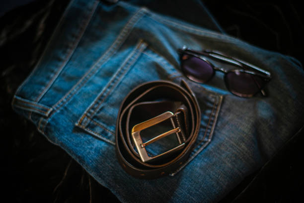 istock leather belt is a casual wardrobe accessory. 1311830317