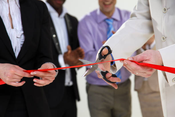 istock Ribbon cutting ceremony 1311837495