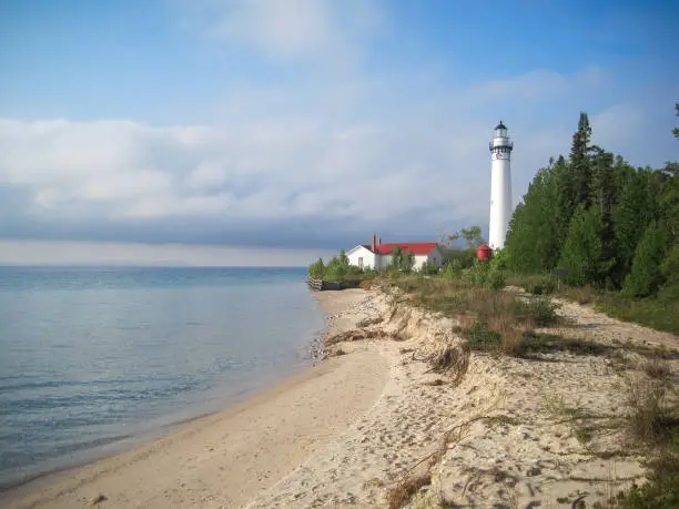 Photo of Lake Michigan Lighthouse