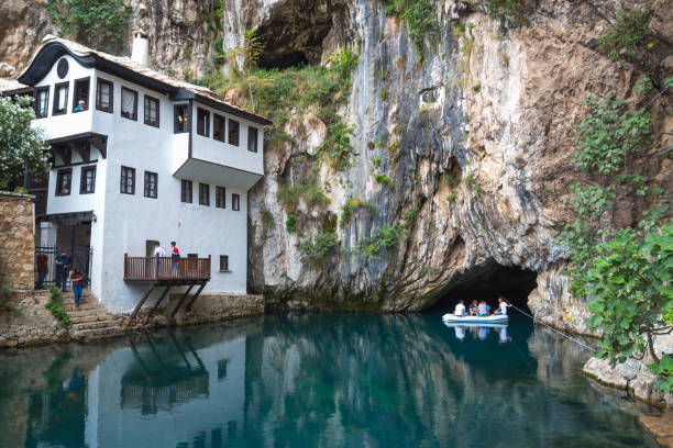 Blagaj Tekke e Buna - foto stock