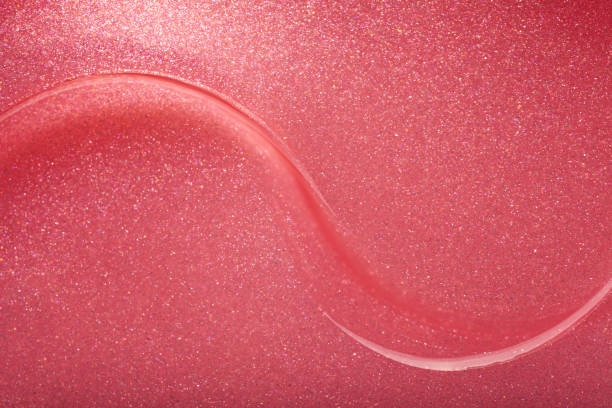 istock Red green pink blue silver gray hydrogel shimmering glam eye patch mask sample textured foundation isolated on multi-colored background 1311846934