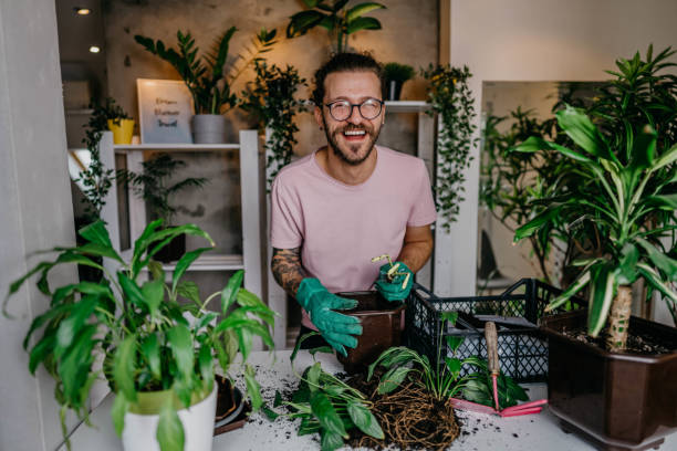 istock Time for little house gardening 1311848210
