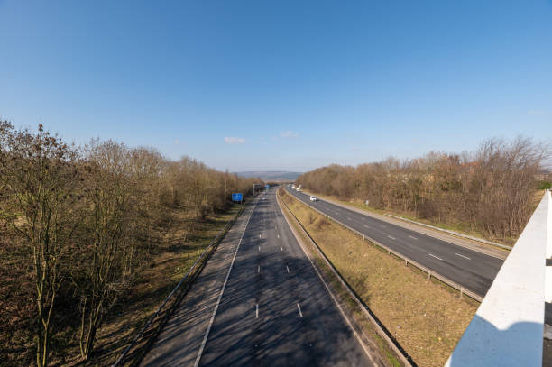 istock Looking north over the M1 in South Yorkshire 1311850515