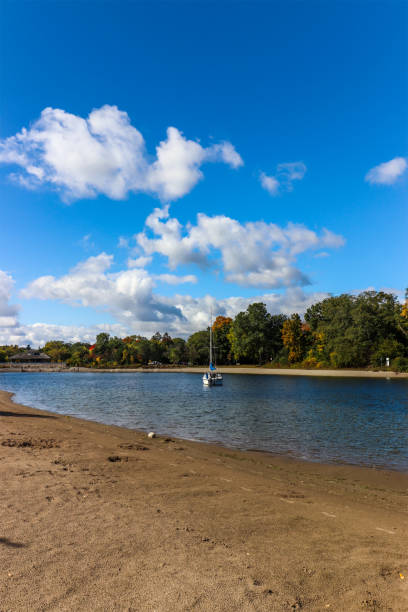 istock Bright Fall evening at the beach, ON, Canada 1311850612
