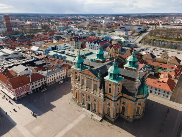 Kalmar Cathedral as seen in Småland, Sweden