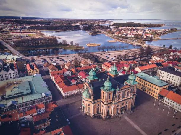 Kalmar Cathedral as seen in Småland, Sweden