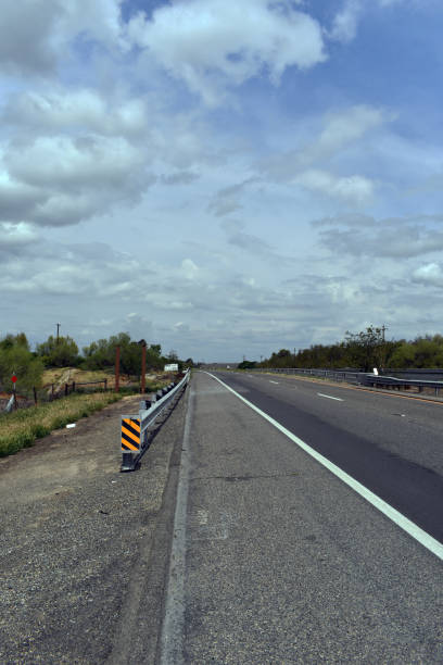 istock A vertical shot of a road during daytime 1311883530