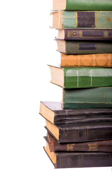 istock Pile of books isolated on white background 1311884442
