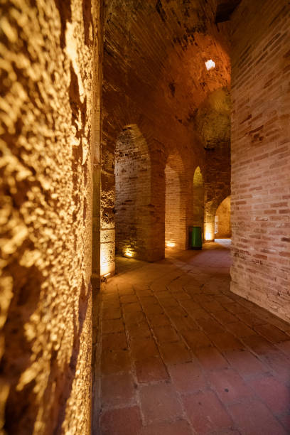 istock Red Tour interior on coast line Alanya 1311893000