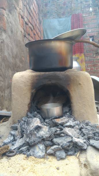 istock Earthen stove 1311899922