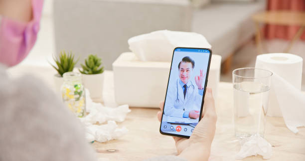 istock Telemedicine concept by smart phone 1311900563