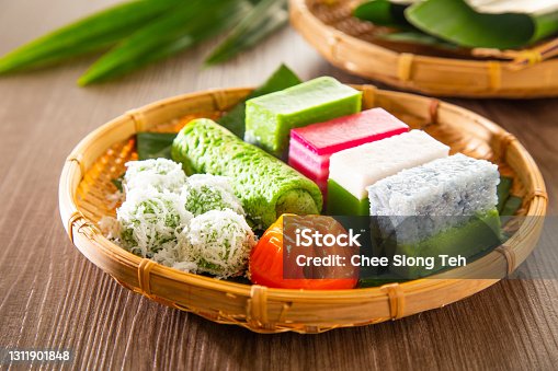 istock Malaysia popular assorted sweet dessert or simply known as kuih 1311901848