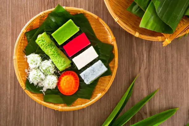 Photo of Malaysia popular assorted sweet dessert or simply known as kuih