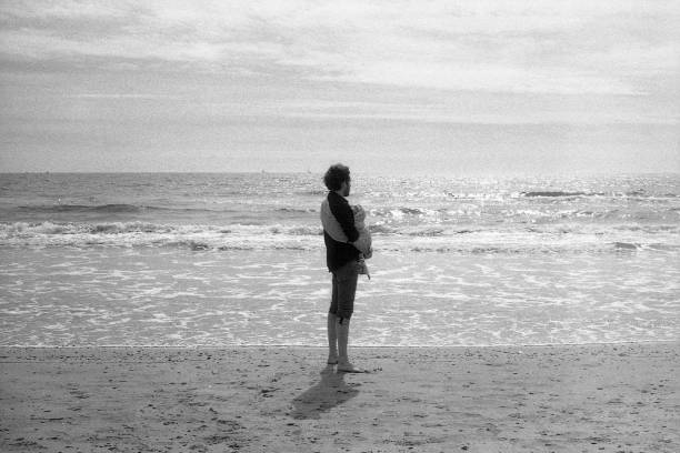 istock Beach with baby 1311902760