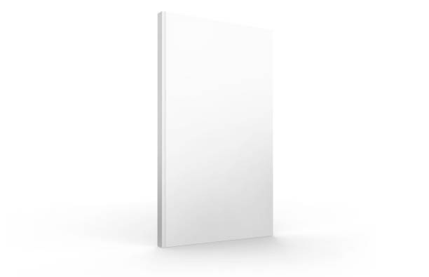 istock Blank Book, Catalog Cover Mockup 3D Illustration With Perspective View. Blank Brochure Template Isolated On White Background. 1311914577