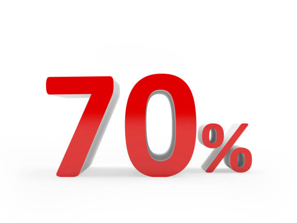 istock Red 70 percent sign 1311916798