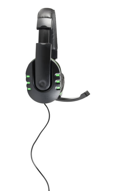 Headphone on the white background (Clipping Path)