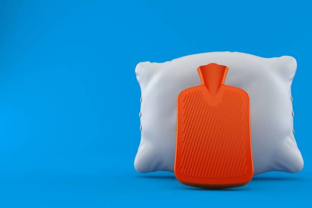 Hot water bottle with pillow
