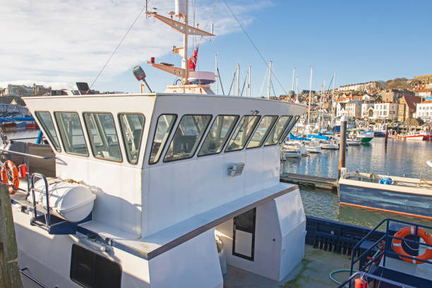 istock Harbor seafront town with pleasure craft marina 1311933056