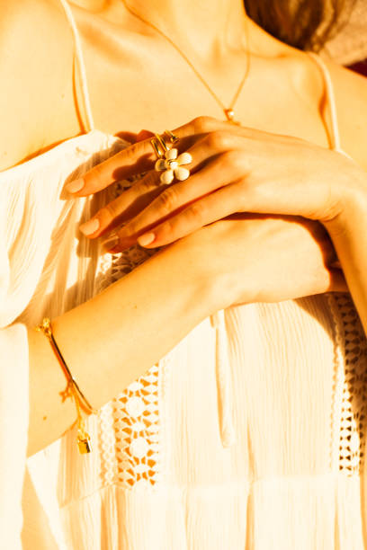 istock Beautiful gold jewelry. 1311934209